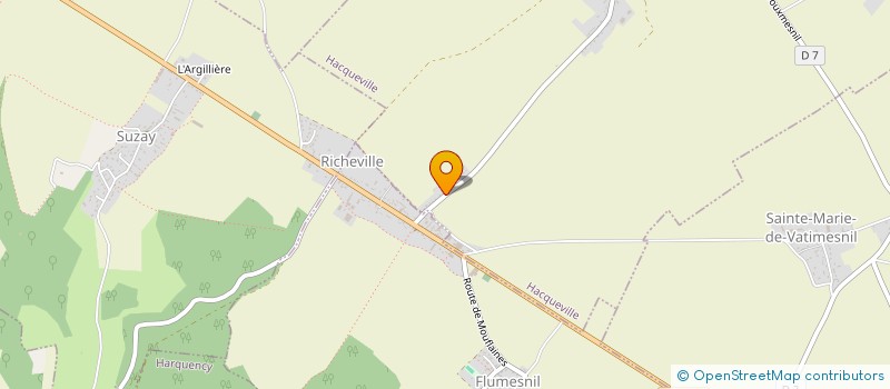 localisation de l'entreprise MONSIEUR LUC ALIX  HACQUEVILLE