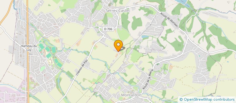 localisation de l'entreprise MONSIEUR LUC ALLEPOT  SERRES-CASTET