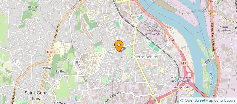 localisation de l'entreprise MONSIEUR LUC ALLES  OULLINS-PIERRE-BENITE