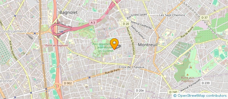 localisation de l'entreprise MONSIEUR LUC ALONSO à MONTREUIL