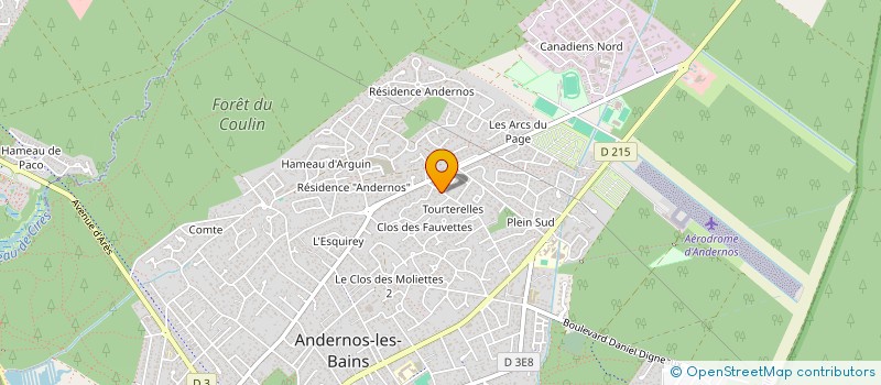 localisation de l'entreprise MONSIEUR LUC ANDREANI à ANDERNOS-LES-BAINS