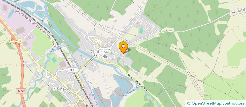 localisation de l'entreprise MONSIEUR LUC ANTOINE  CHATEL-SUR-MOSELLE