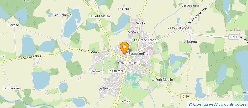 localisation de l'entreprise MONSIEUR LUC APOSTIN à CHALAMONT