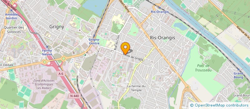 localisation de l'entreprise MONSIEUR LUC ARTHAUD  RIS-ORANGIS