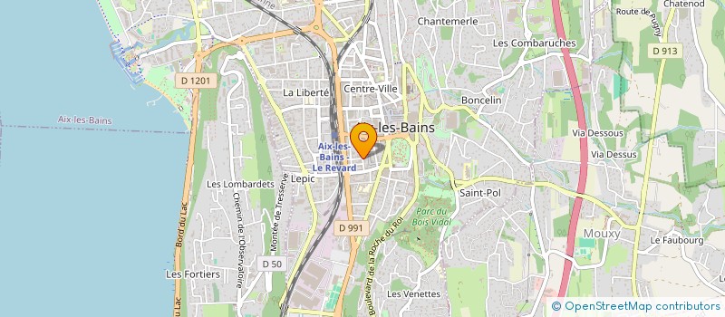 localisation de l'entreprise MONSIEUR LUC ARTUFEL  AIX-LES-BAINS