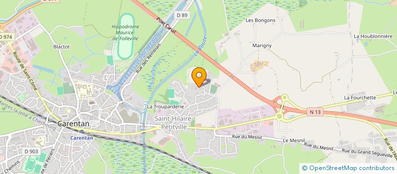 localisation de l'entreprise MONSIEUR LUC AUBE  CARENTAN-LES-MARAIS