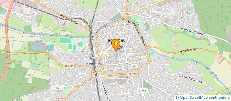 localisation de l'entreprise MONSIEUR LUC AUER  HAGUENAU