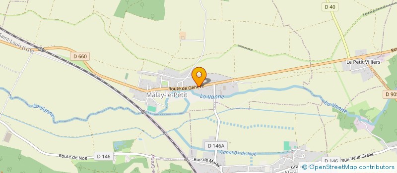 localisation de l'entreprise MONSIEUR LUC BABILLON  MALAY-LE-PETIT