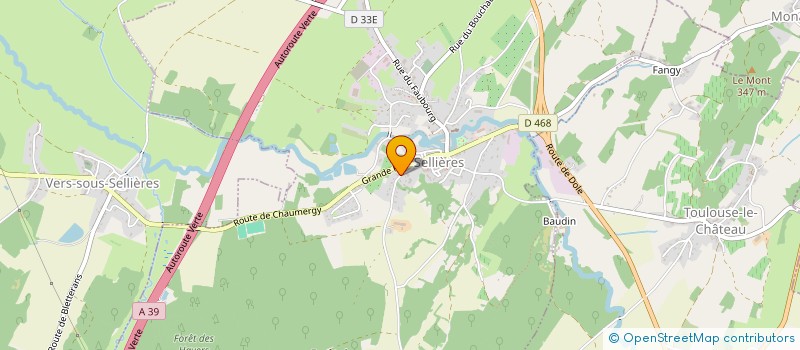 localisation de l'entreprise MONSIEUR LUC BACCONNIER  MONTALIEU-VERCIEU