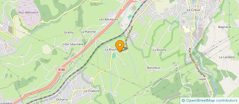 localisation de l'entreprise MONSIEUR LUC BACHELARD à SAINT-CHAMOND
