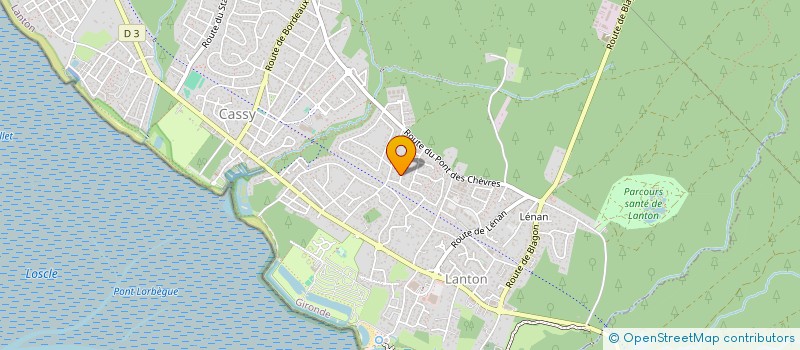 localisation de l'entreprise MONSIEUR LUC BACHEROT  LANTON