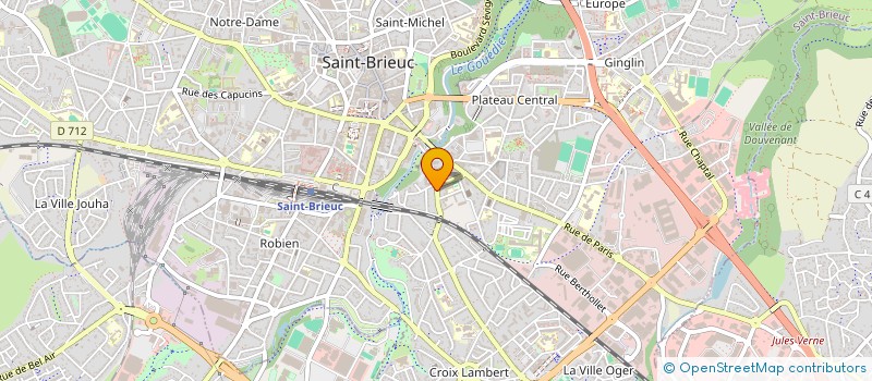 localisation de l'entreprise MONSIEUR LUC BAILLERGEAU à SAINT-BRIEUC