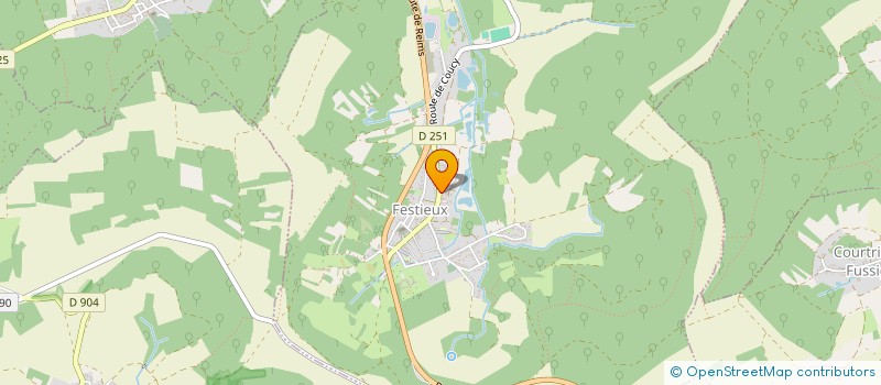 localisation de l'entreprise MONSIEUR LUC BAR  MONCEAU-LE-WAAST