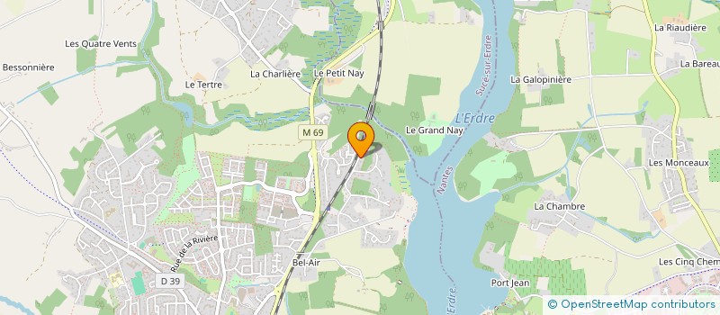 localisation de l'entreprise MONSIEUR LUC BARBIER à LA CHAPELLE-SUR-ERDRE