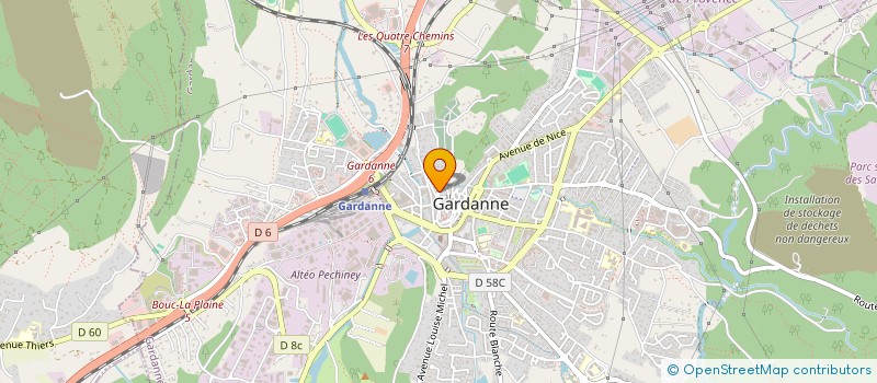 localisation de l'entreprise MONSIEUR LUC BARTHELEMY à GARDANNE