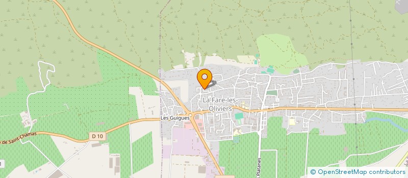 localisation de l'entreprise MONSIEUR LUC BARTHELEMY  LA FARE-LES-OLIVIERS