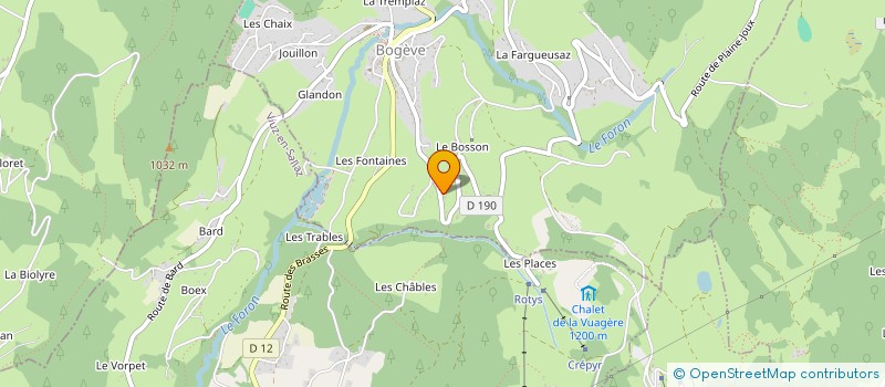 localisation de l'entreprise MONSIEUR LUC BAUD-GRASSET  BOGEVE