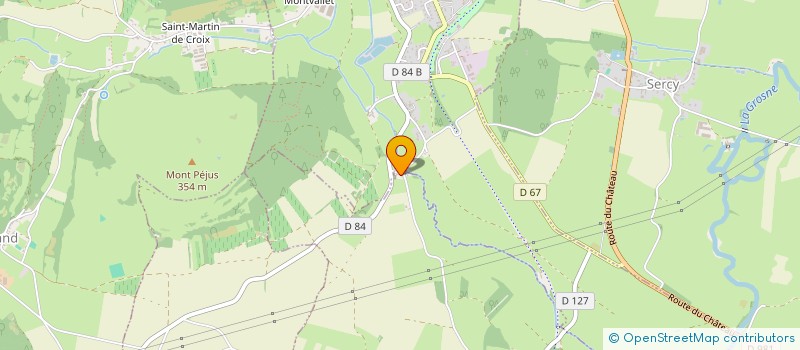 localisation de l'entreprise MONSIEUR LUC BAUER  SAINT-MARCELIN-DE-CRAY