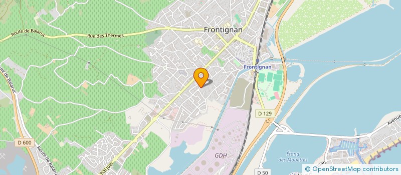 localisation de l'entreprise MONSIEUR LUC BECKER à FRONTIGNAN