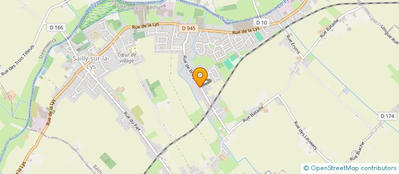 localisation de l'entreprise MONSIEUR LUC BELLENS  SAILLY-SUR-LA-LYS