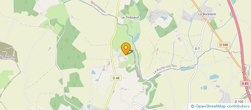 localisation de l'entreprise MONSIEUR LUC BELLIARD  LES PINEAUX