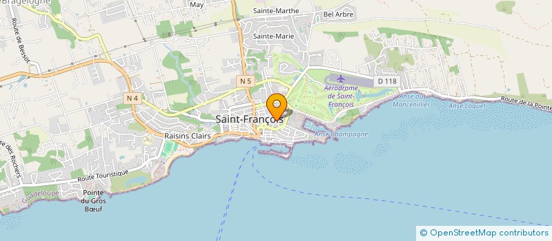 localisation de l'entreprise MONSIEUR LUC BELTON  SAINT-FRANCOIS