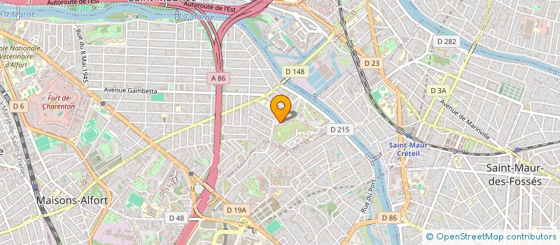 localisation de l'entreprise MONSIEUR LUC BENARD  MAISONS-ALFORT