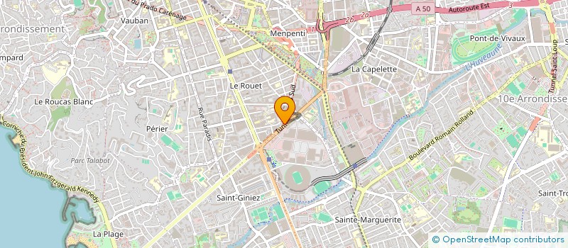 localisation de l'entreprise MONSIEUR LUC BENBORHOUM à MARSEILLE
