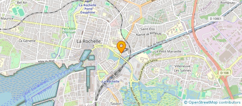 localisation de l'entreprise MONSIEUR LUC BENIER PISANI  LA ROCHELLE