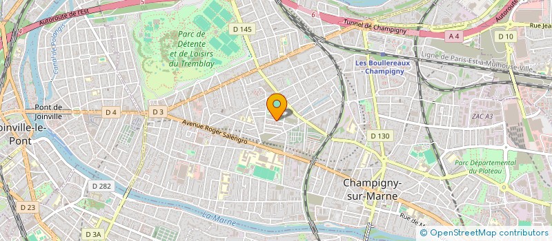 localisation de l'entreprise MONSIEUR LUC BERIL à CHAMPIGNY-SUR-MARNE