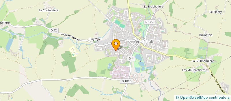 localisation de l'entreprise MONSIEUR LUC BERNARD  VENANSAULT