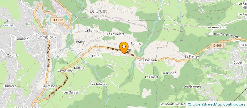 localisation de l'entreprise MONSIEUR LUC BERTHELOT  COMBLOUX