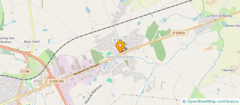 localisation de l'entreprise MONSIEUR LUC BERTRAND  BRESSUIRE