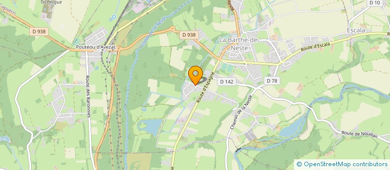 localisation de l'entreprise MONSIEUR LUC BESSARD DUPARC  HECHES