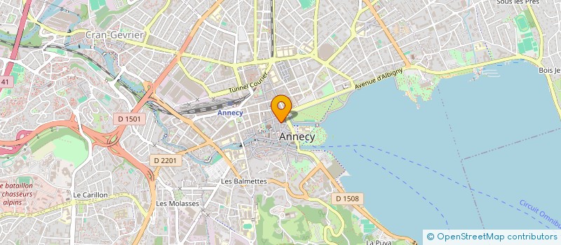 localisation de l'entreprise MONSIEUR LUC BESSON à ANNECY