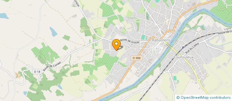 localisation de l'entreprise MONSIEUR LUC BEZIAT  RABASTENS