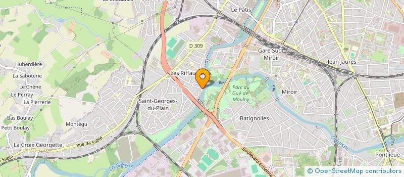 localisation de l'entreprise MONSIEUR LUC BEZIER  LE MANS