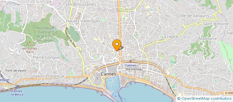 localisation de l'entreprise MONSIEUR LUC BI-ASSIRA à CANNES
