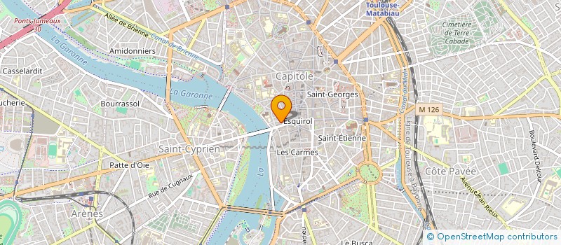 localisation de l'entreprise MONSIEUR LUC BIERME  TOULOUSE