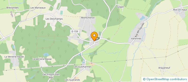 localisation de l'entreprise MONSIEUR LUC BILANCETTI  DIGES