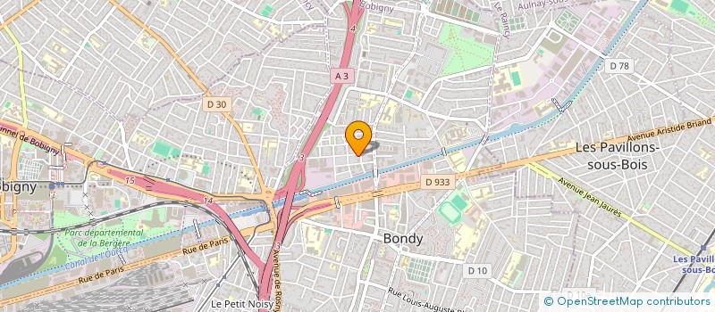 localisation de l'entreprise MONSIEUR LUC BINANT  BONDY