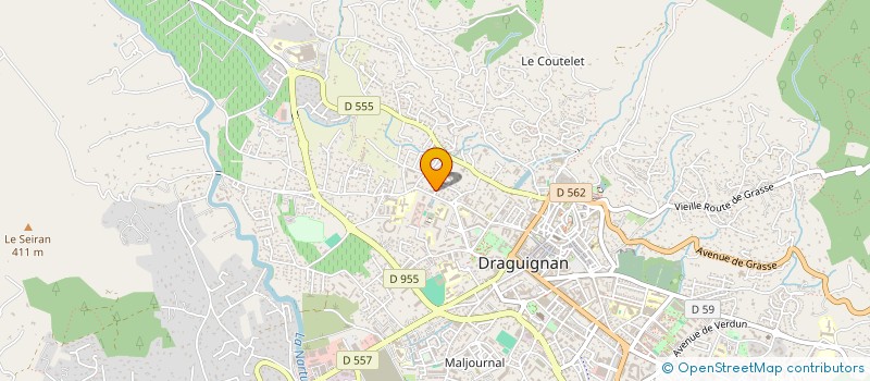 localisation de l'entreprise MONSIEUR LUC BLANPAIN  DRAGUIGNAN