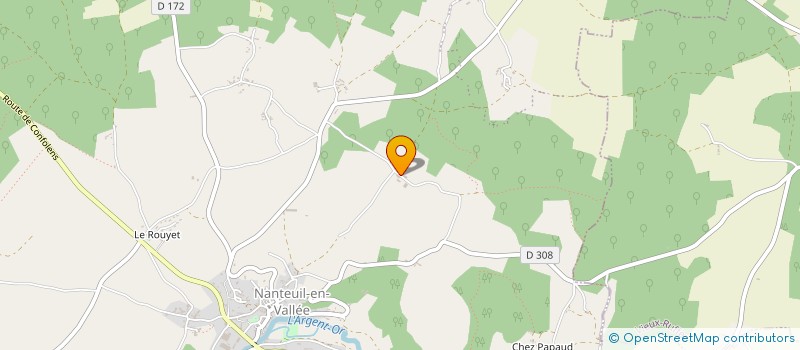 localisation de l'entreprise MONSIEUR LUC BLAUD  NANTEUIL-EN-VALLEE