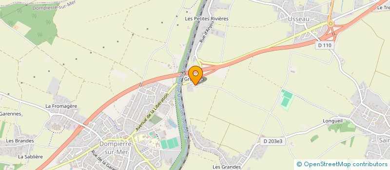 localisation de l'entreprise MONSIEUR LUC BLOUET  SAINTE-SOULLE