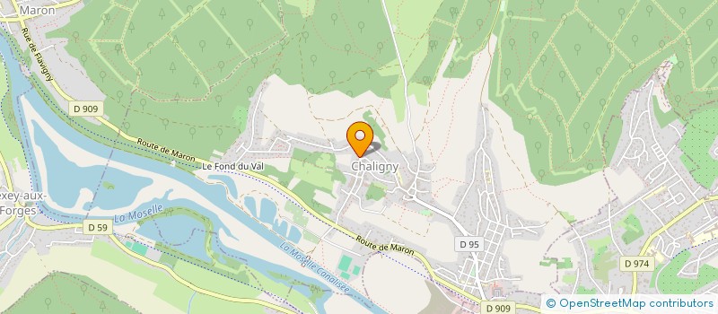 localisation de l'entreprise MONSIEUR LUC BOEHM  CHALIGNY