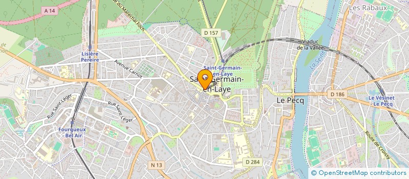 localisation de l'entreprise MONSIEUR LUC BOISSEAU à SAINT-GERMAIN-EN-LAYE