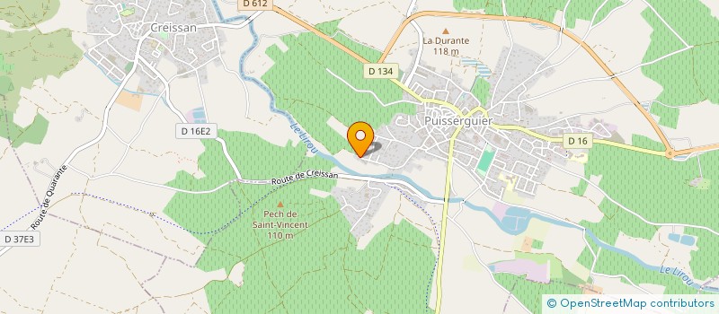 localisation de l'entreprise MONSIEUR LUC BONNET  PUISSERGUIER