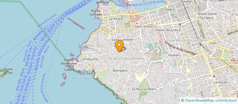 localisation de l'entreprise MONSIEUR LUC BONNEVIE à MARSEILLE