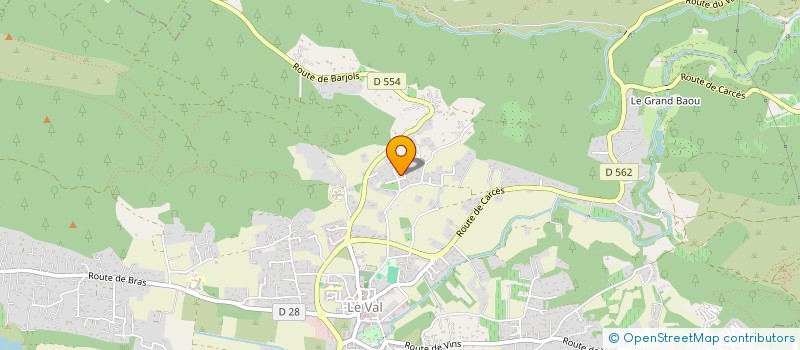 localisation de l'entreprise MONSIEUR LUC BORGMEIER  LE VAL