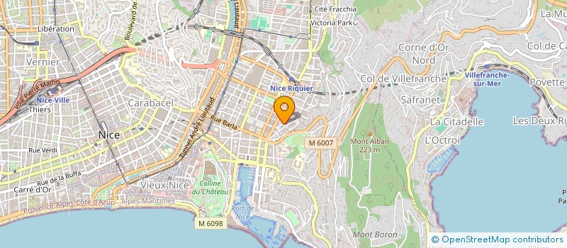 localisation de l'entreprise MONSIEUR LUC BORSI à NICE